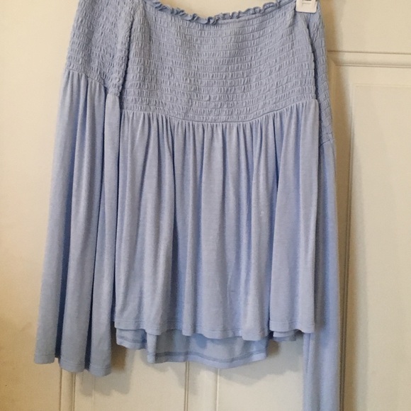 Blue off the shoulder top - Picture 1 of 1